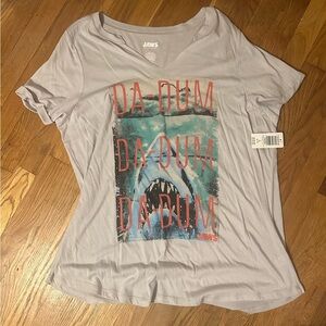 Torrid Gray Jaws Graphic Tee